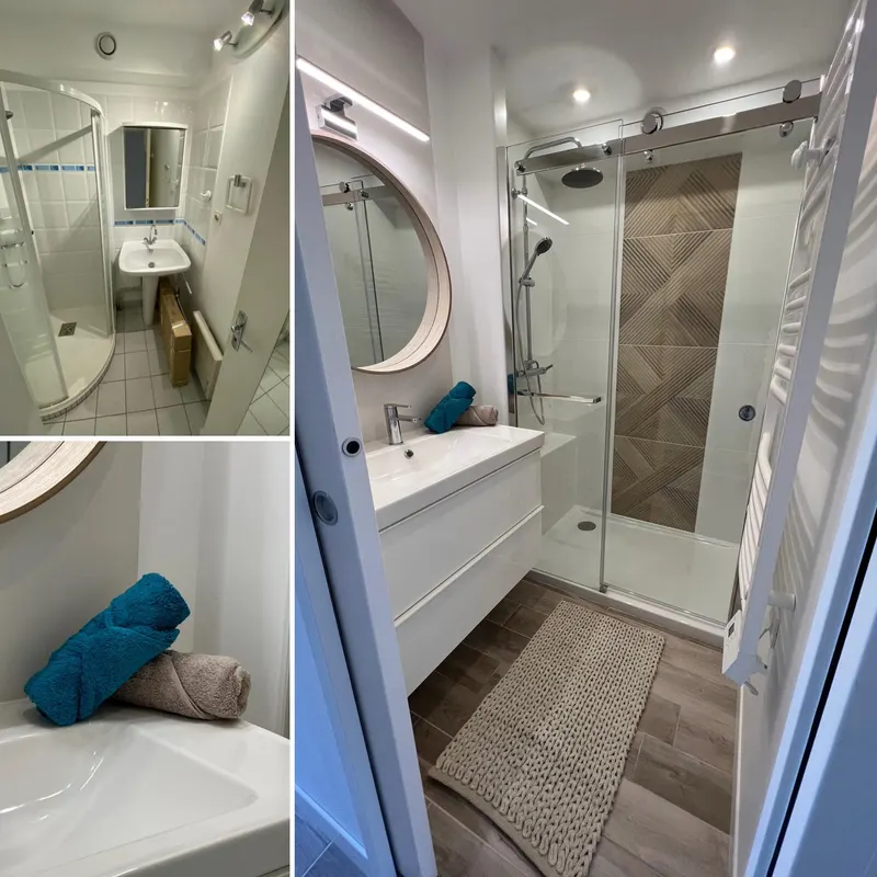 Rénovation salle de douche, Salle de douche