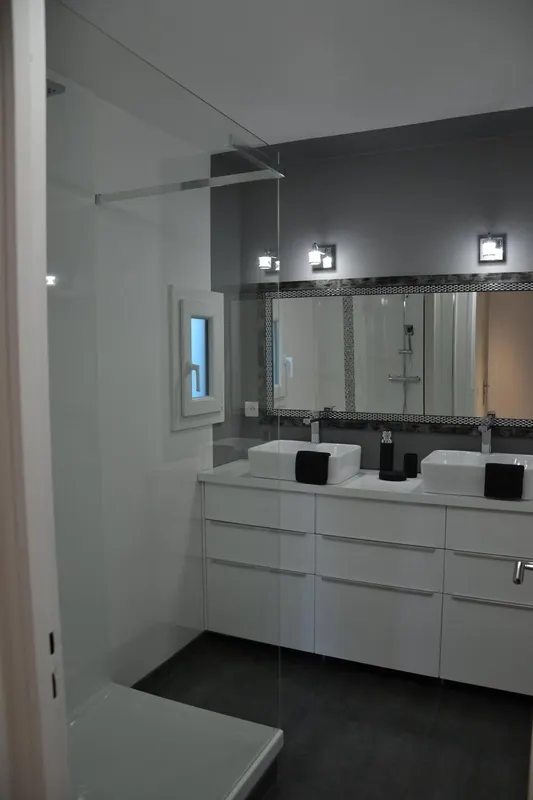 Salle de douche appartement 75m2, Salle de douche