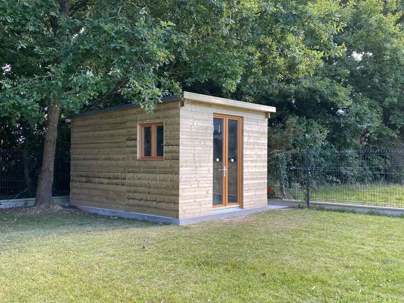 Création d'un atelier bois, après les travaux