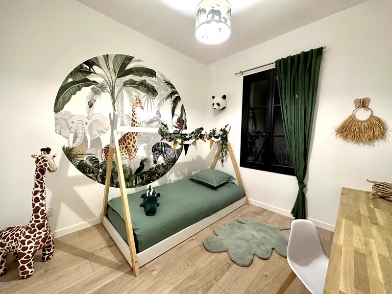 Chambre Jungle , Décoration