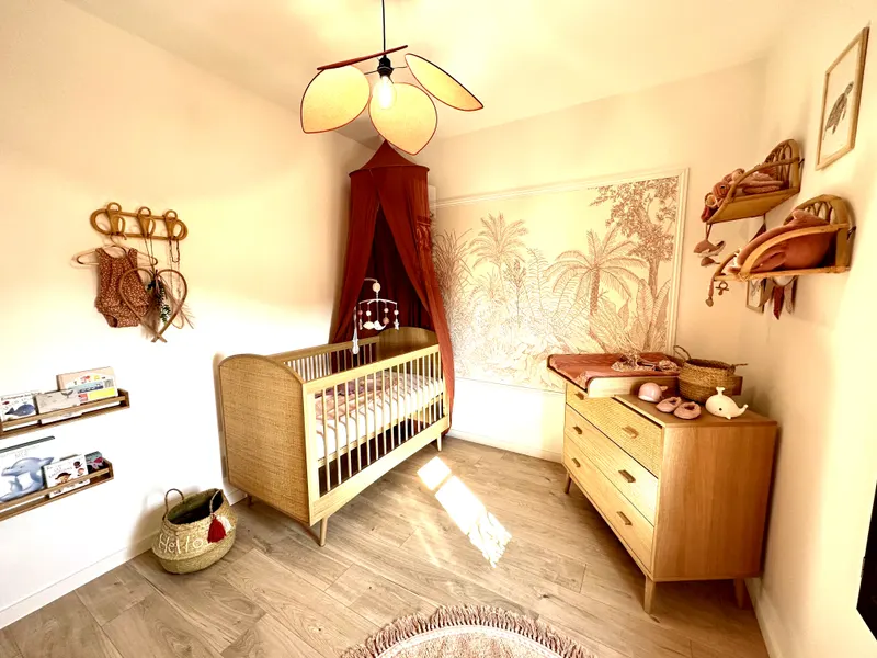 Chambre Tahiti, Décoration