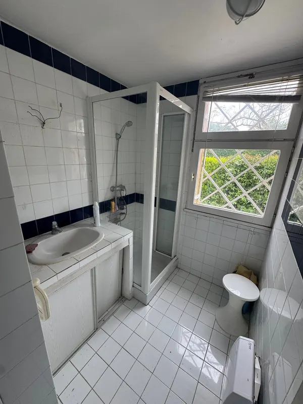 Salle de douche, avant les travaux